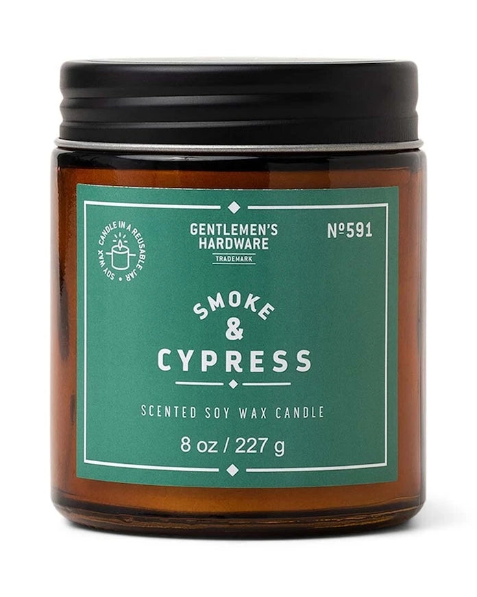 Gentelmen's Hardware Smoke & Cypress Aromaterapi Soya Mum 227 g