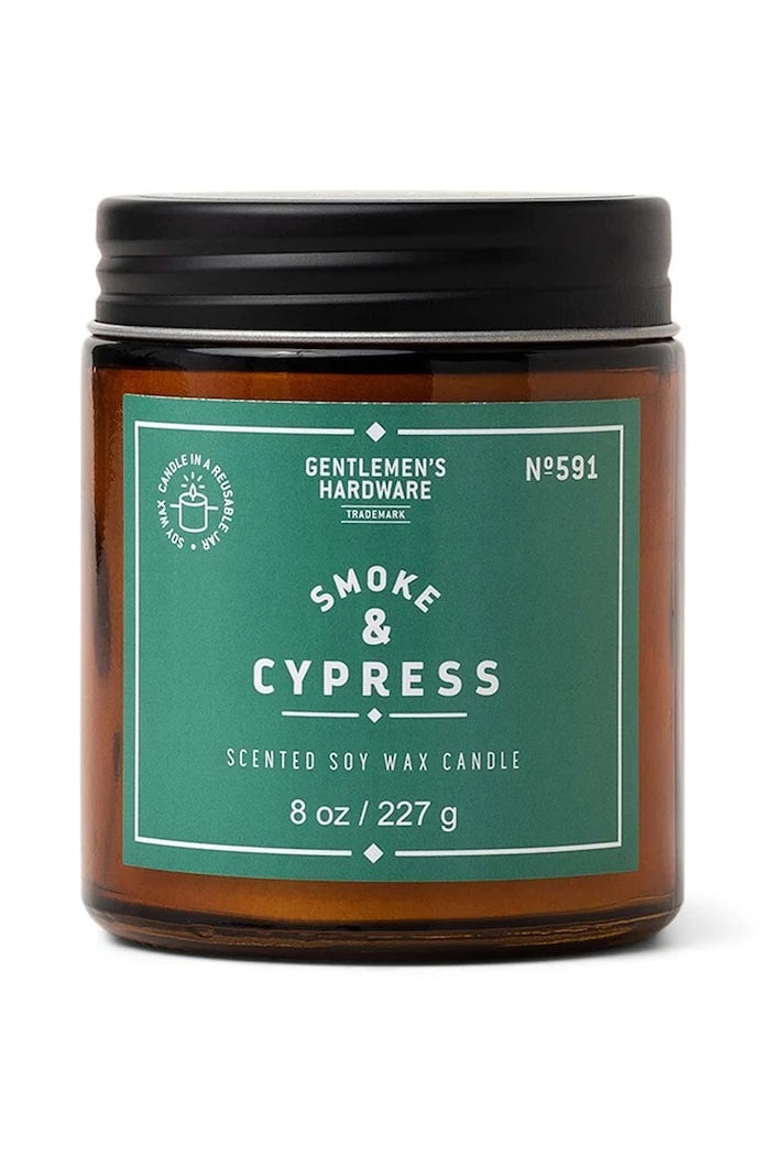 Gentelmen's Hardware Smoke & Cypress Aromaterapi Soya Mum 227 g
