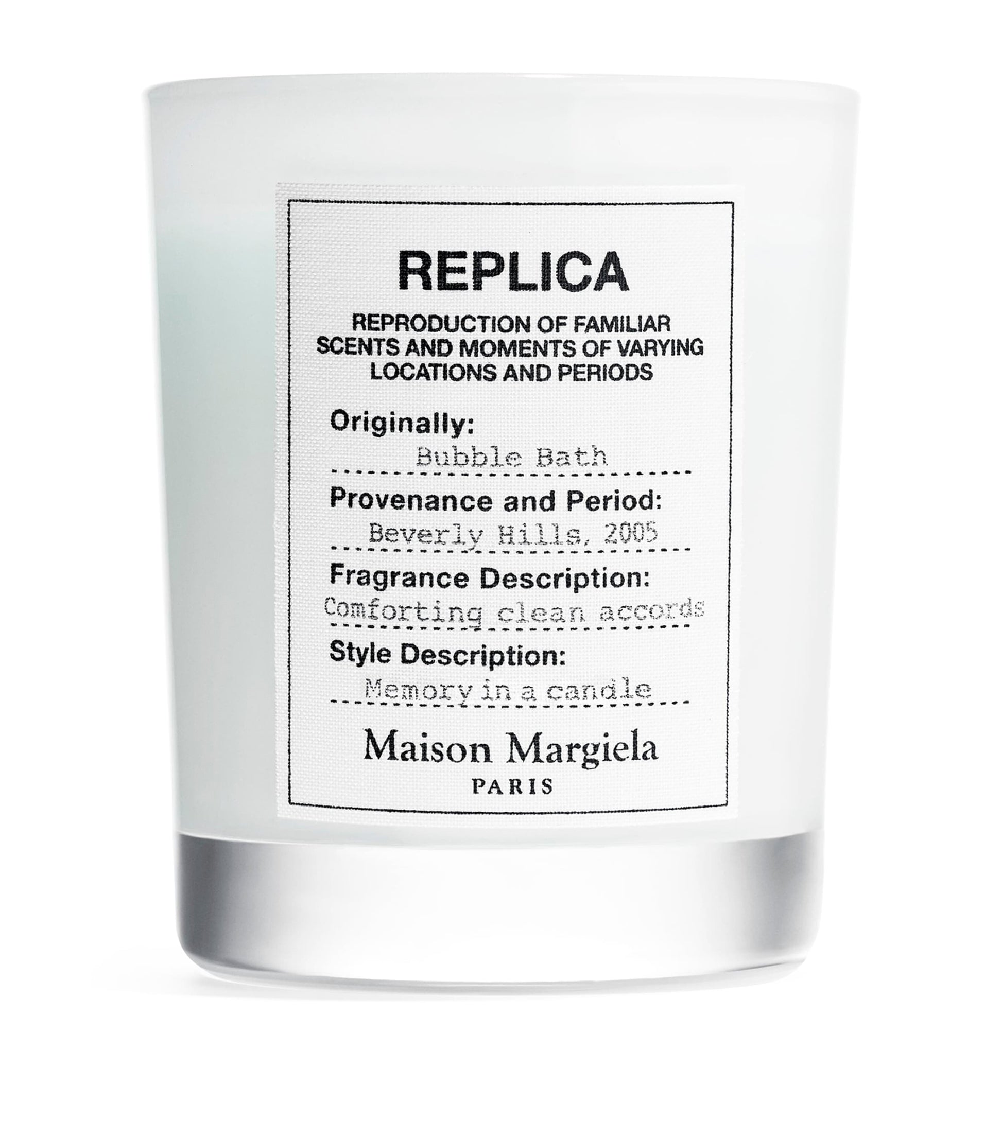 Replica Bubble Bath Candle