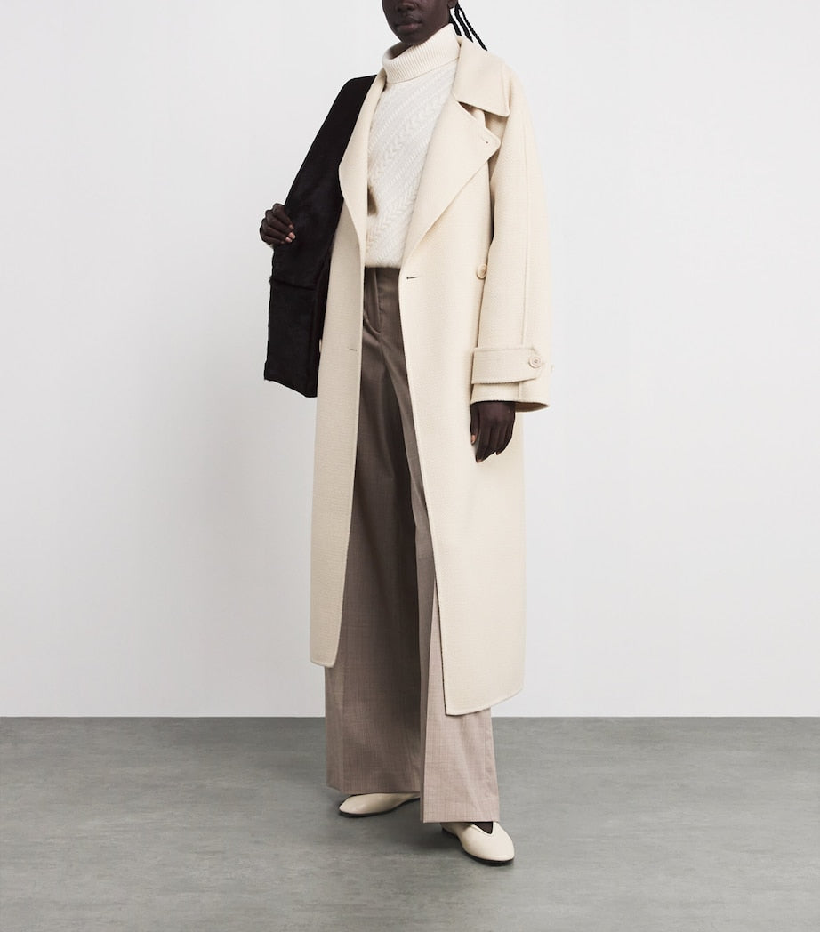 Multi Virgin Wool Navarre Linear Coat