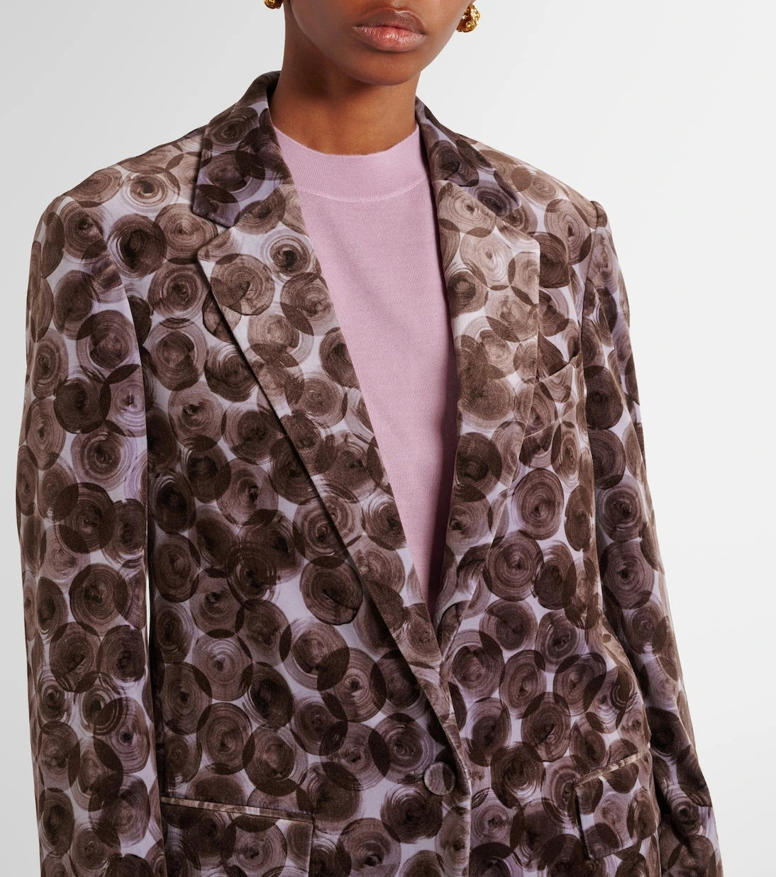 Dries Van Noten - Printed cotton-blend blazer