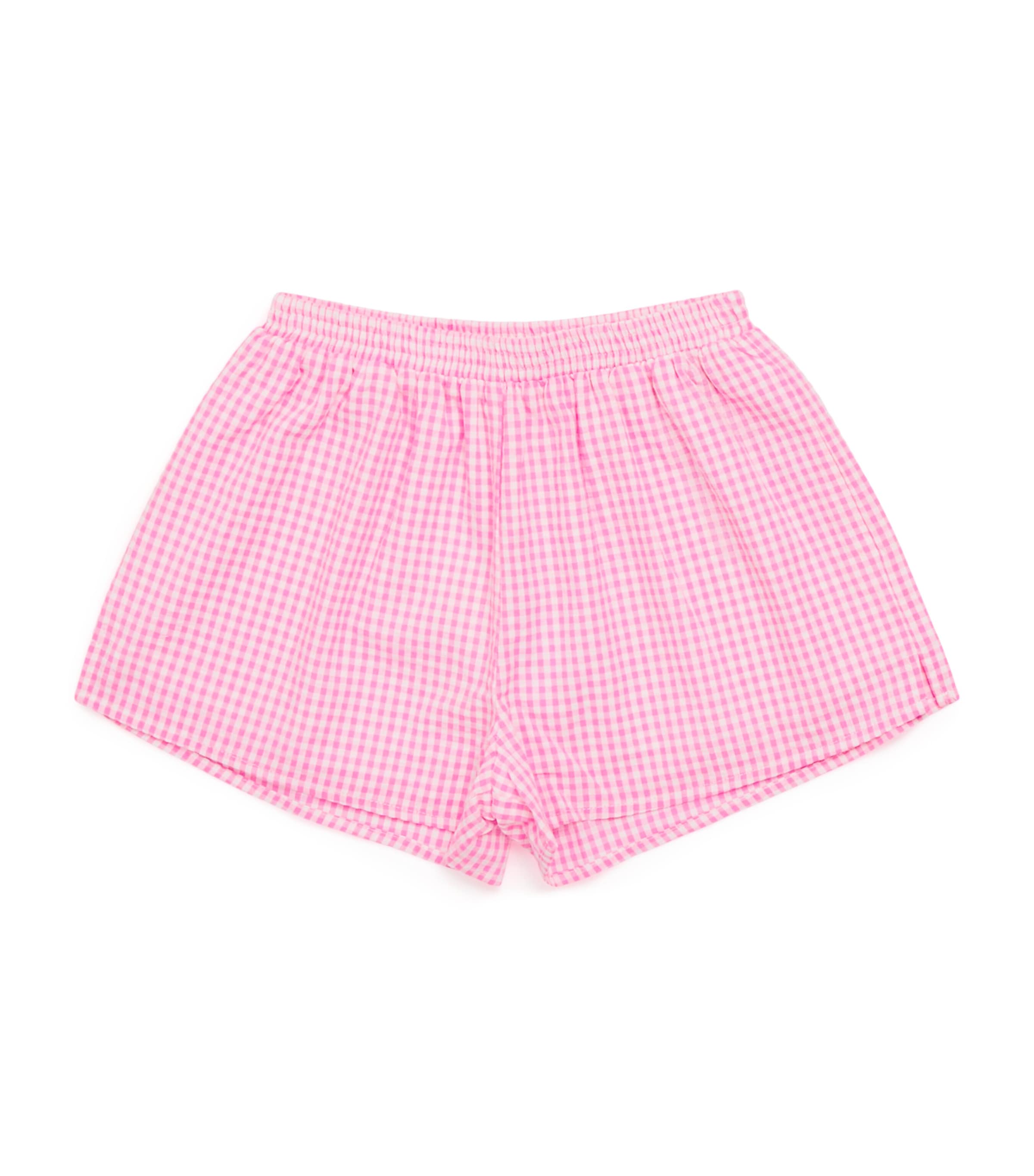 Cotton Gingham Elara Shorts (3-16 Years)