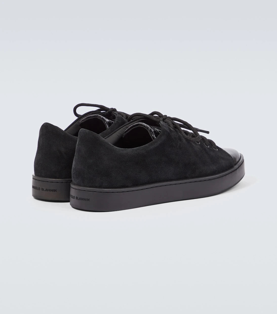 Manolo Blahnik - Semanado leather sneakers