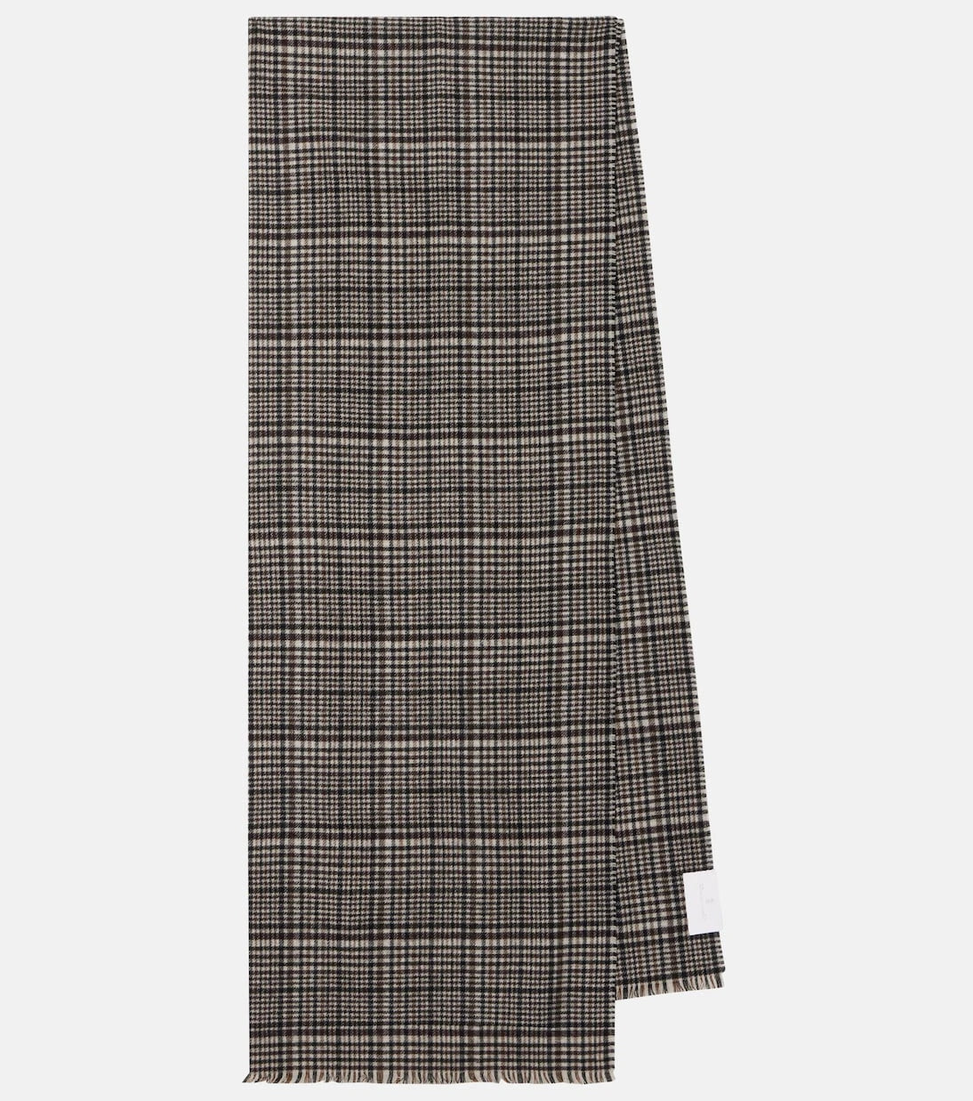 Brunello Cucinelli - Checked cashmere scarf