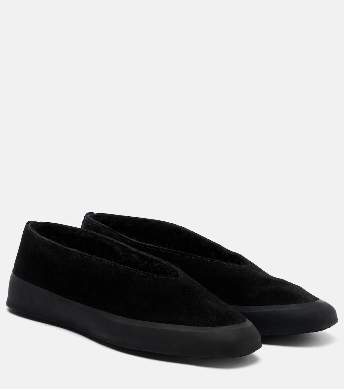Le Monde Béryl - Apres Ski shearling-lined suede ballet flats