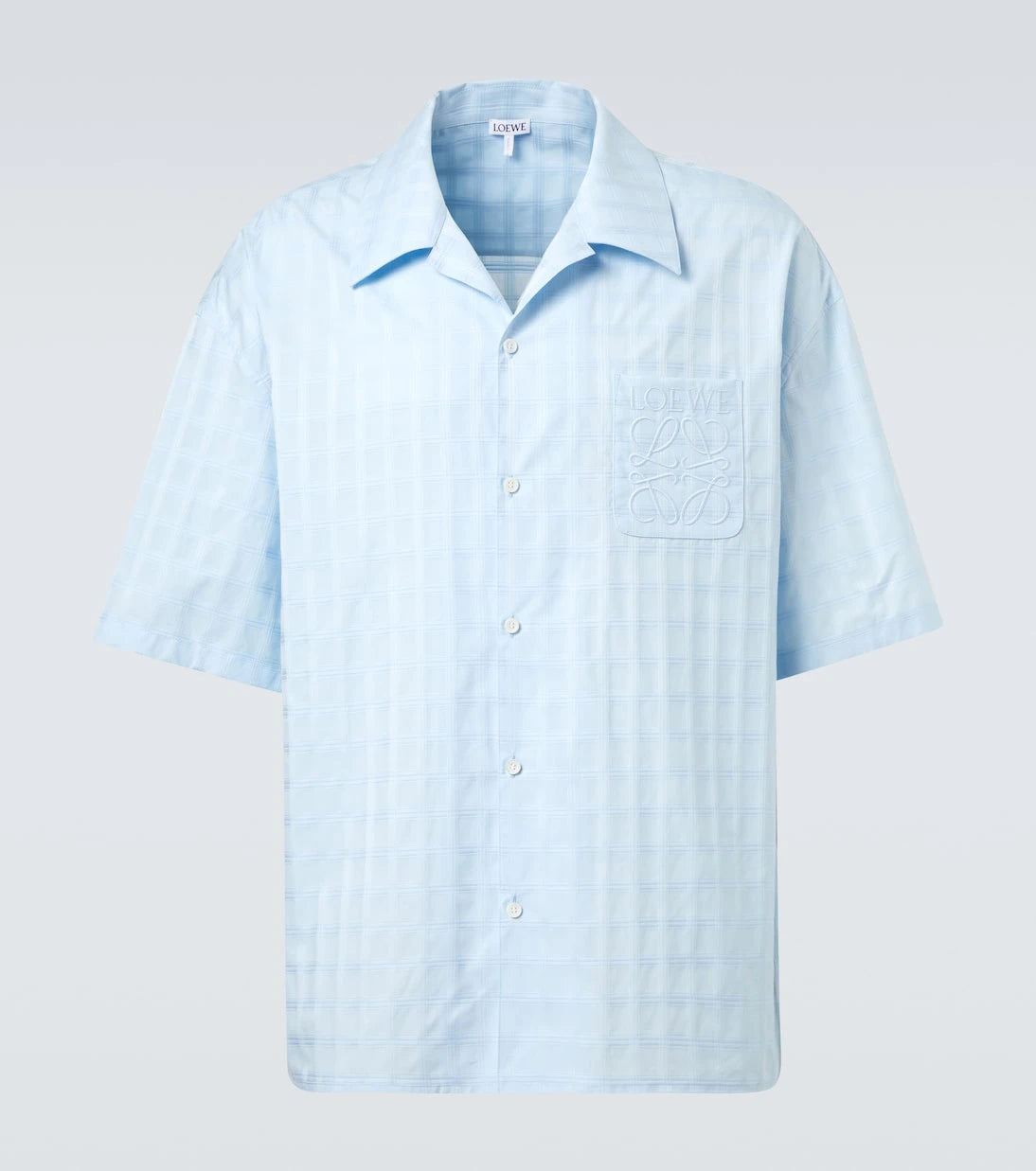 Loewe - Jacquard logo cotton bowling shirt
