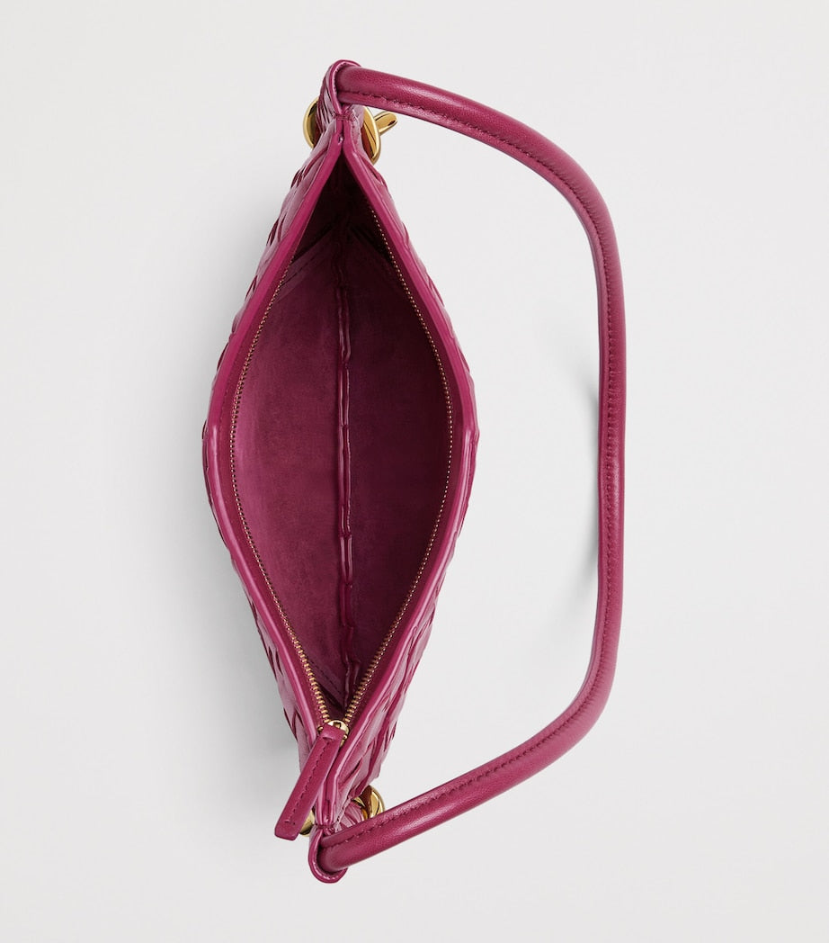 Pink Mini Lambskin Solstice Shoulder Bag