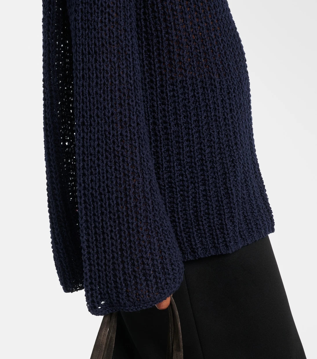 Khaite - Elowen open-knit cotton-blend sweater