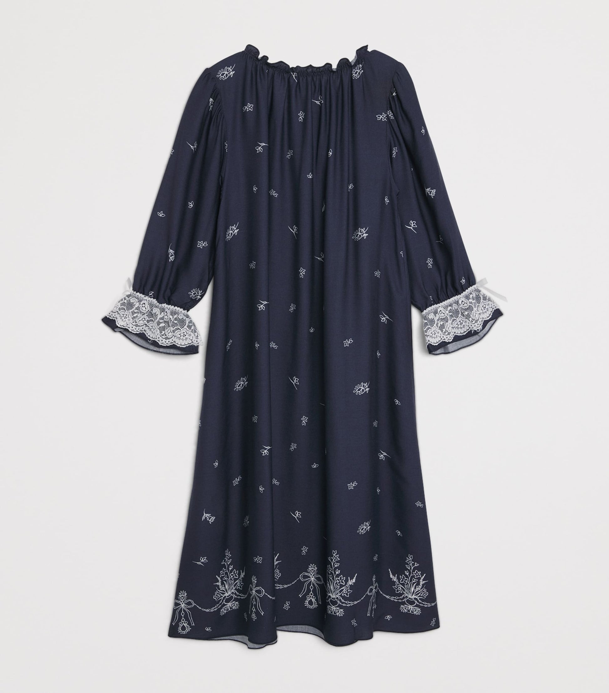 Amiki Printed Ruffled Victoria Nightdress (2-12 Years)