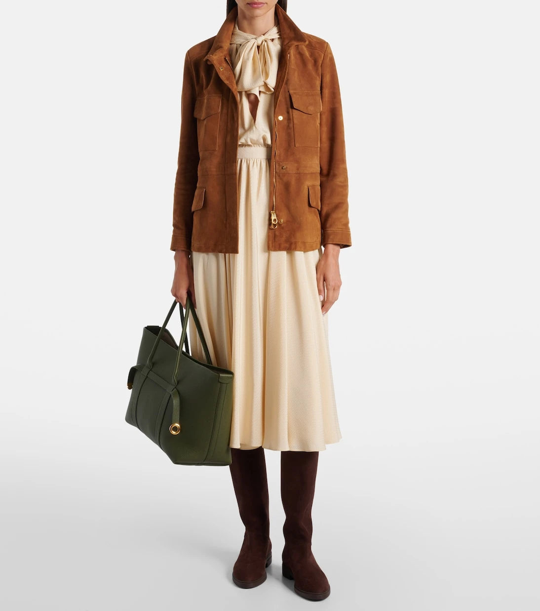 Loro Piana - Kilda suede knee-high boots