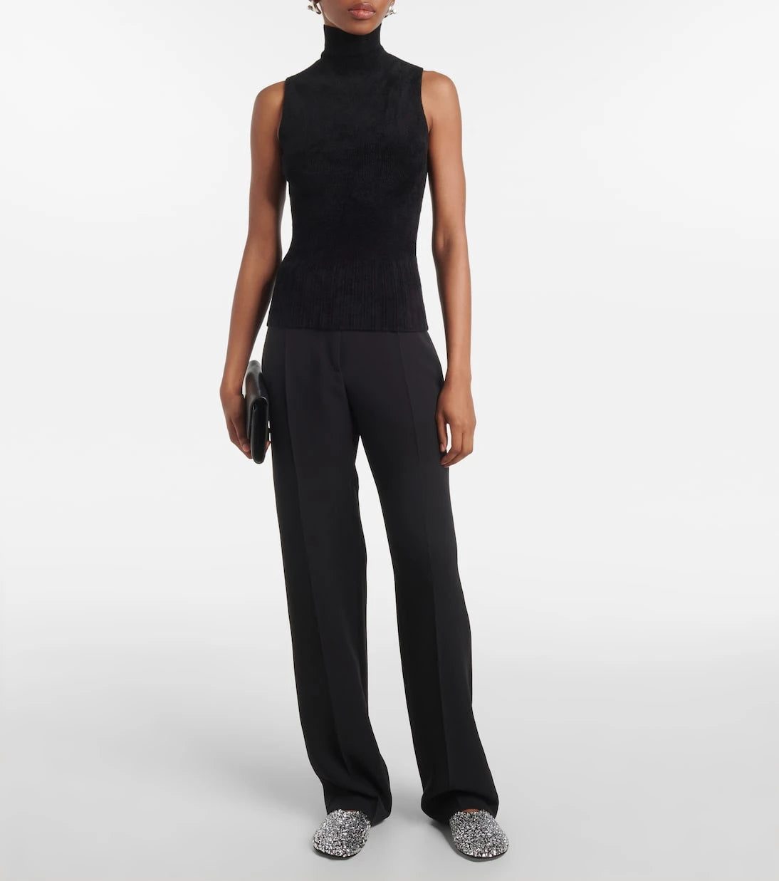 Proenza Schouler - Glove embellished leather ballet flats