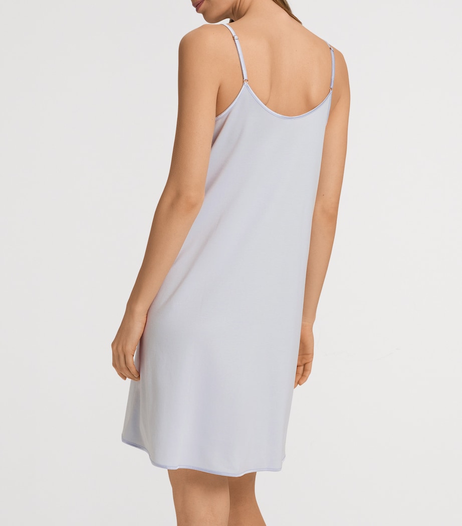 Hanro Blue Cotton Nightdress