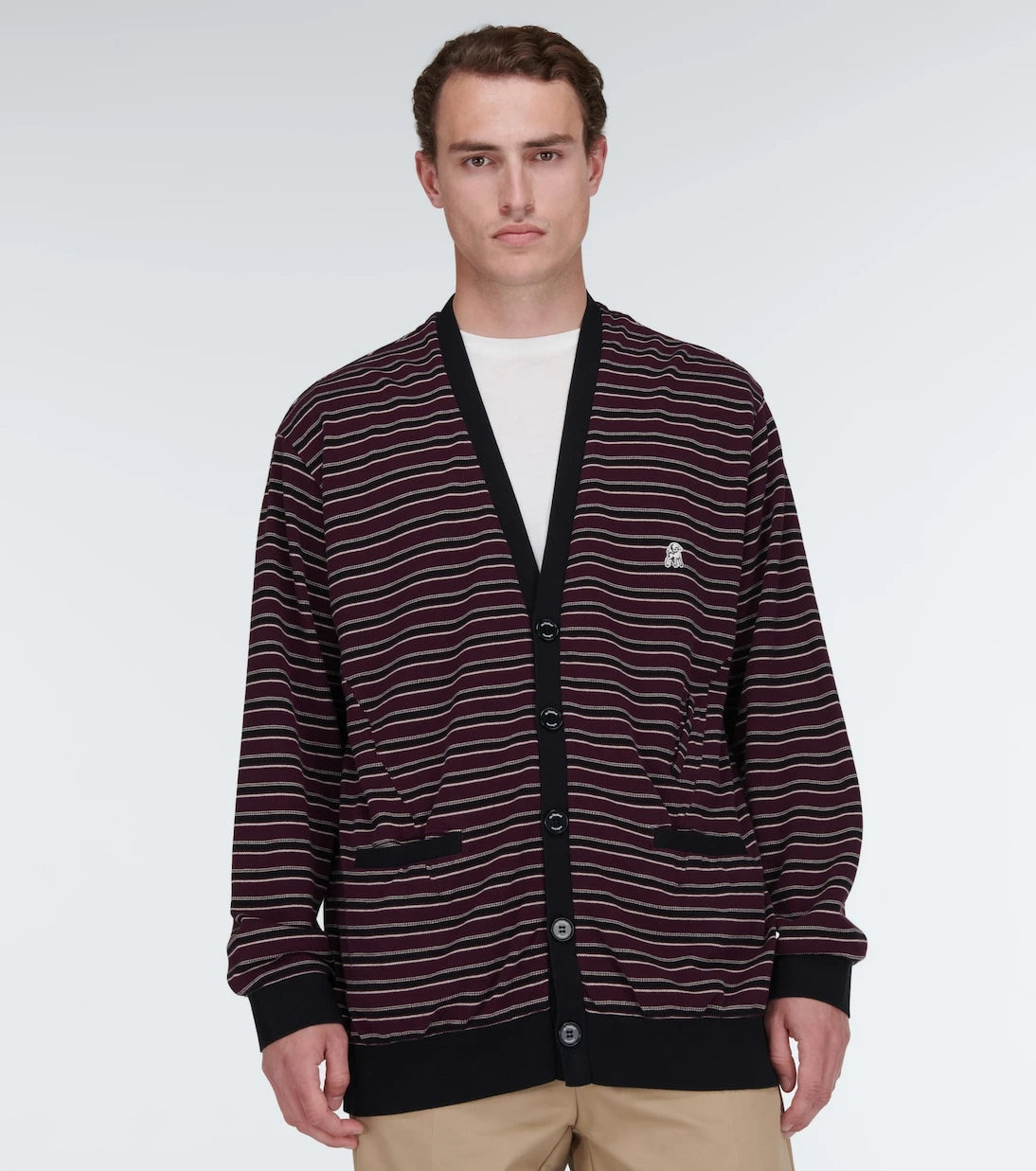 Undercover - كارديجان مخطط من القطن