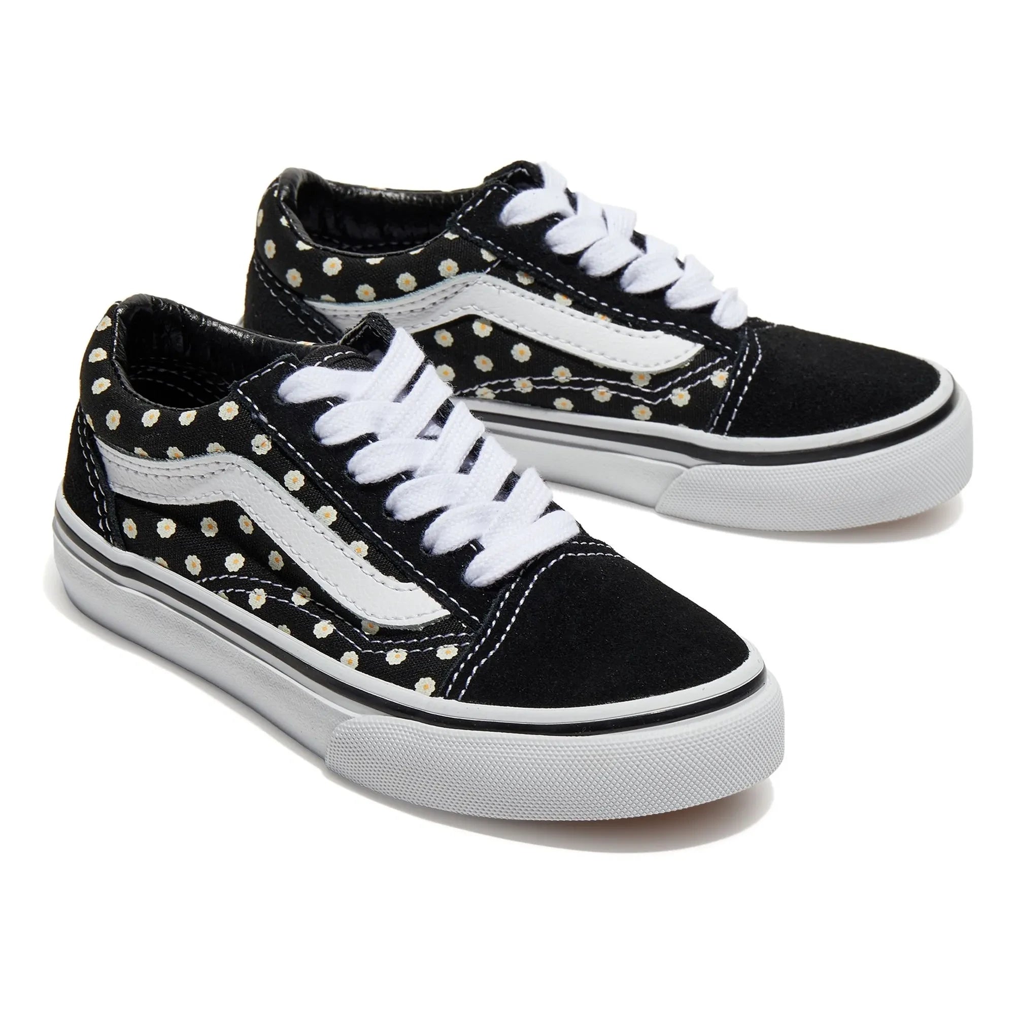 Vans - Old Skool Floral Lace-up Sneakers | Black