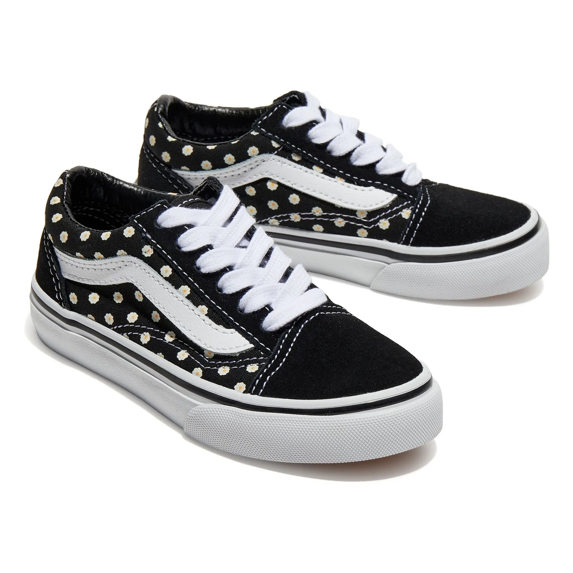 Vans - Old Skool Floral Lace-up Sneakers | Black