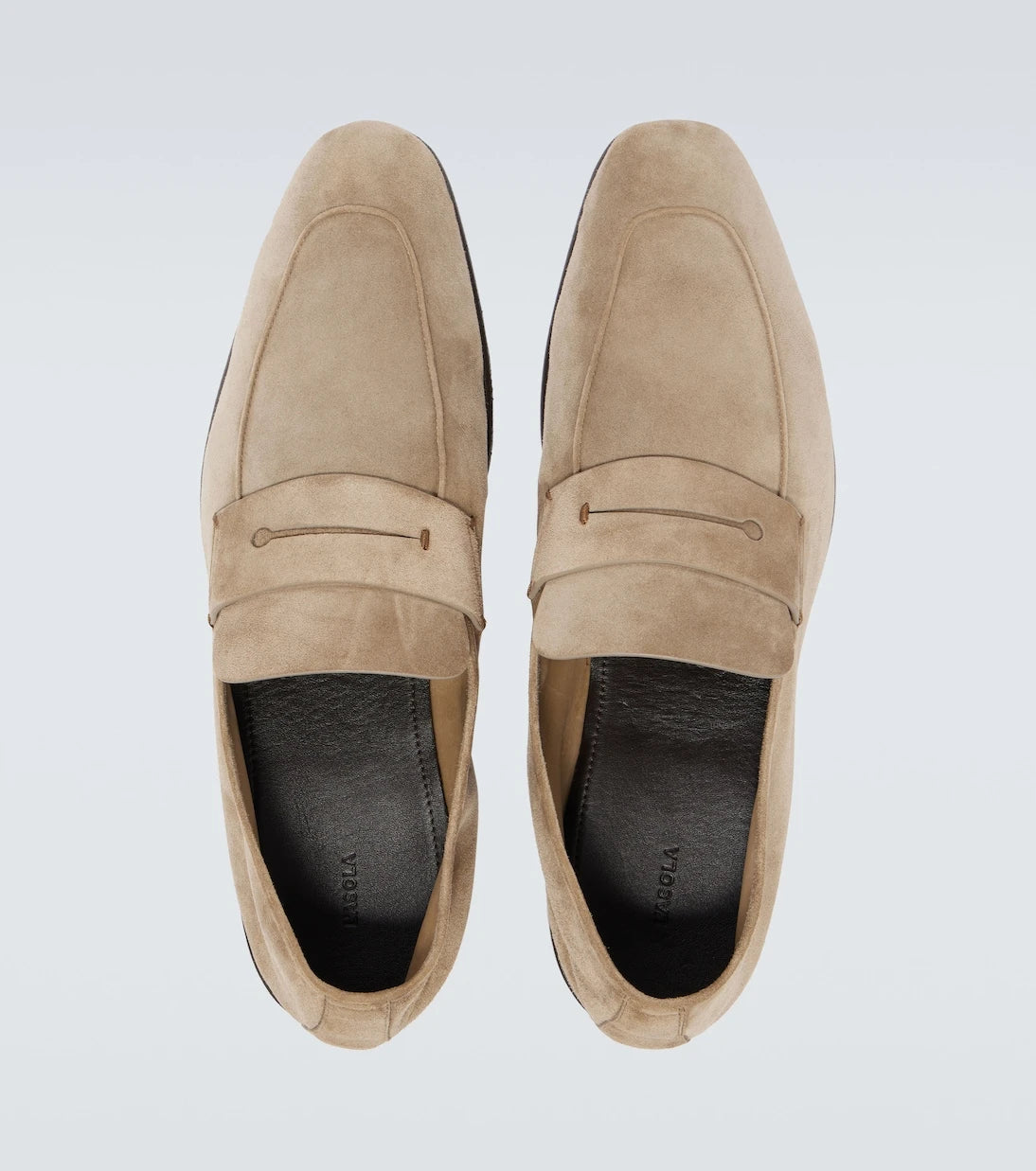 Zegna - L'Asola suede penny loafers