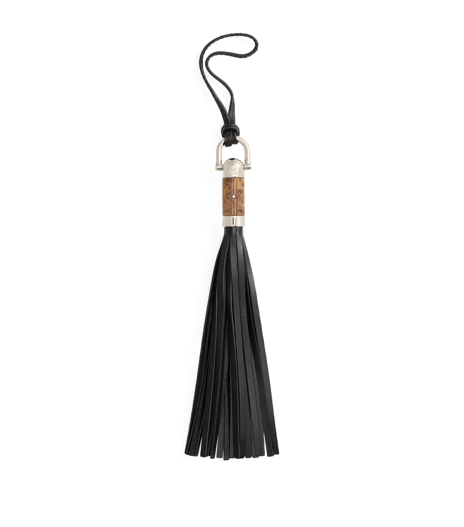 Calfskin The Ralph Tassel Bag Charm BLACK