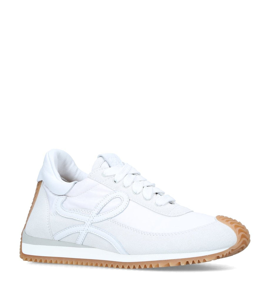 White Flow Runner Sneakers