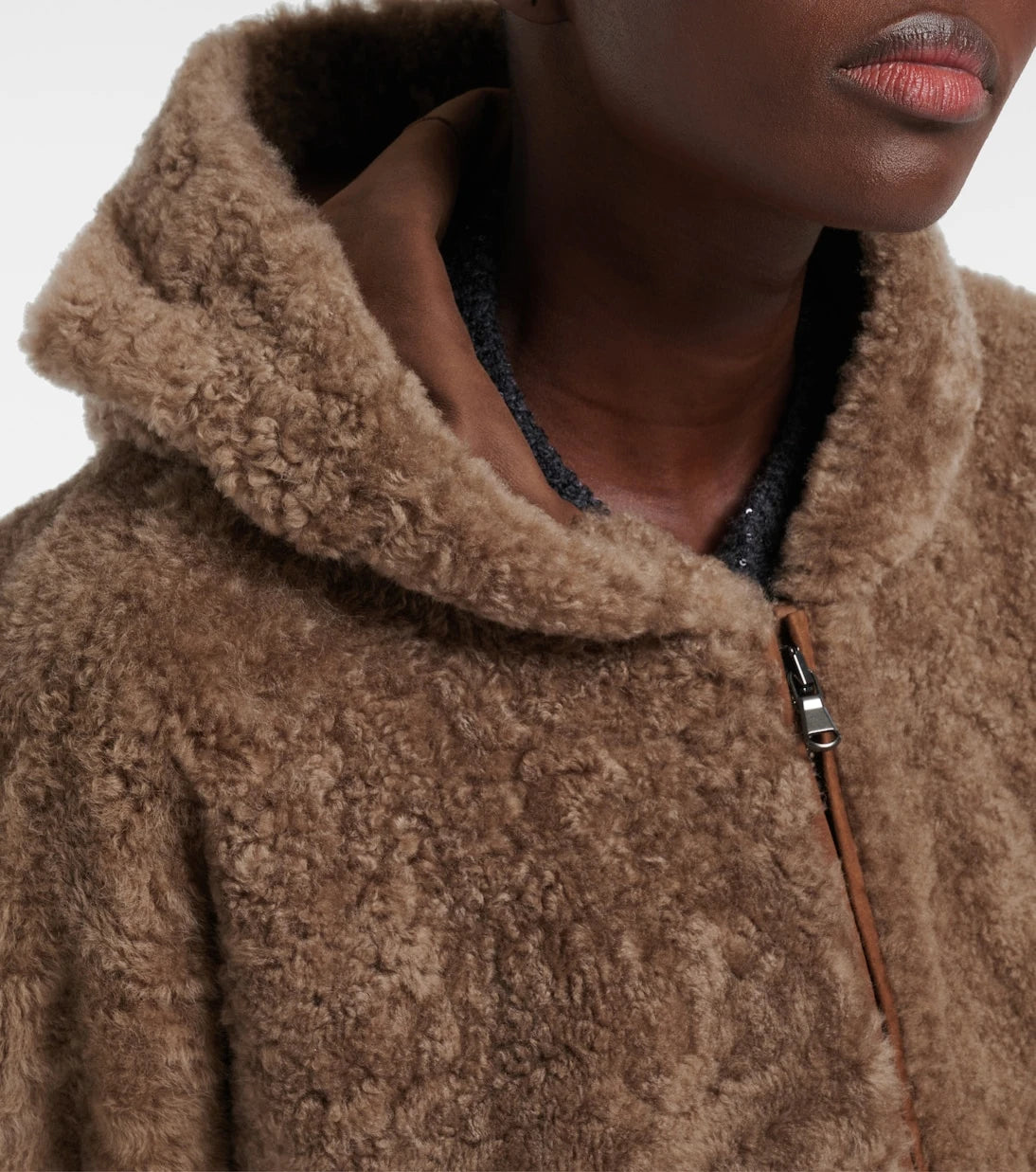 Brunello Cucinelli - Shearling and cashmere jacket
