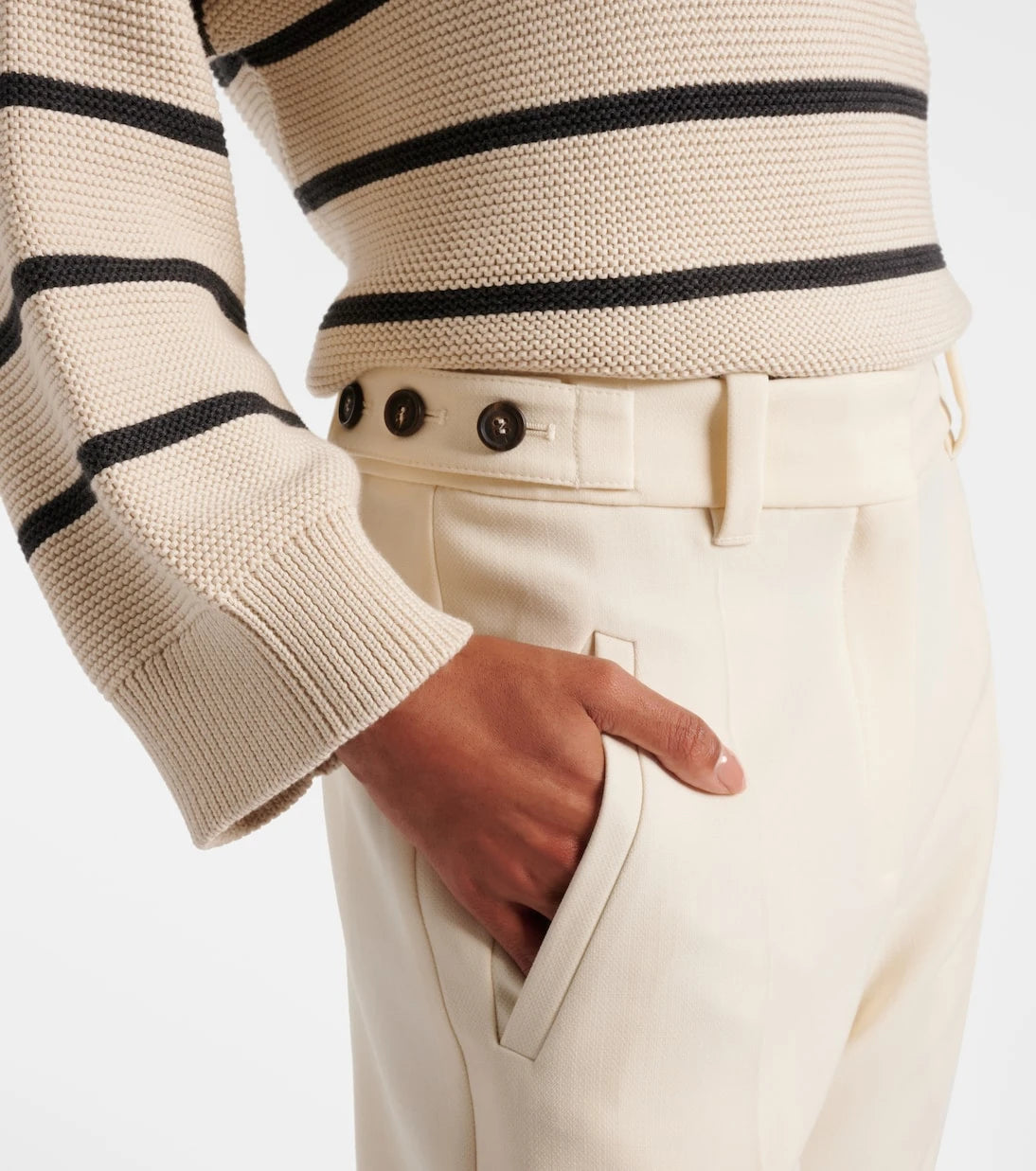 Brunello Cucinelli - High-rise wide-leg pants