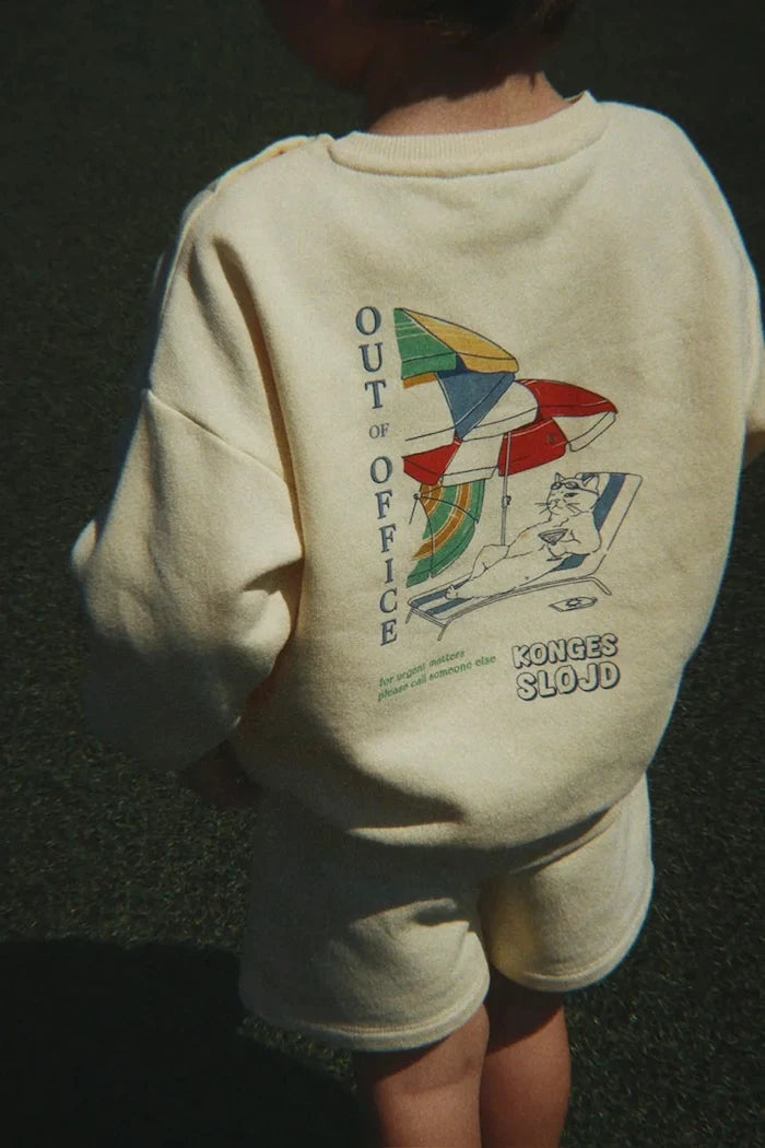 Konges Sløjd çocuk pamuklu LOU SWEAT SHIRT OCS