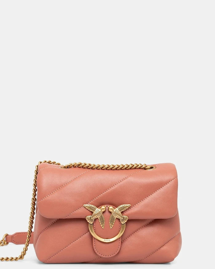 Pinko kadın deri crossbody çanta