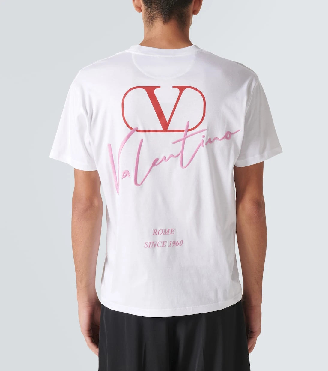 Valentino - Logo cotton jersey T-shirt