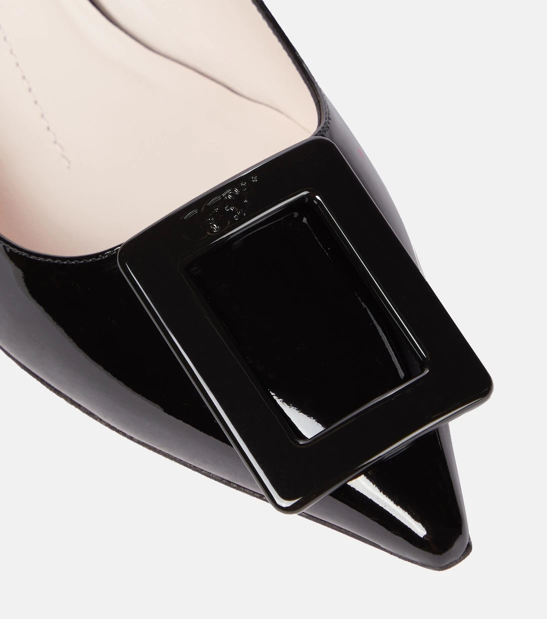 Roger Vivier - Virgule deri arkası açık topuklu ayakkabı