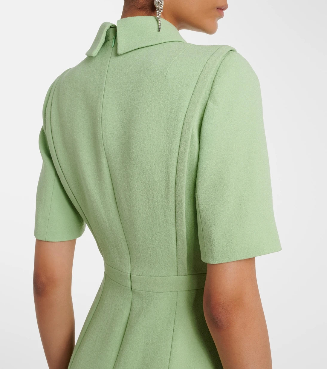 Emilia Wickstead - Valletta wool crêpe midi dress