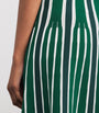 Green Stripe Tallone Knitted Midi Dress
