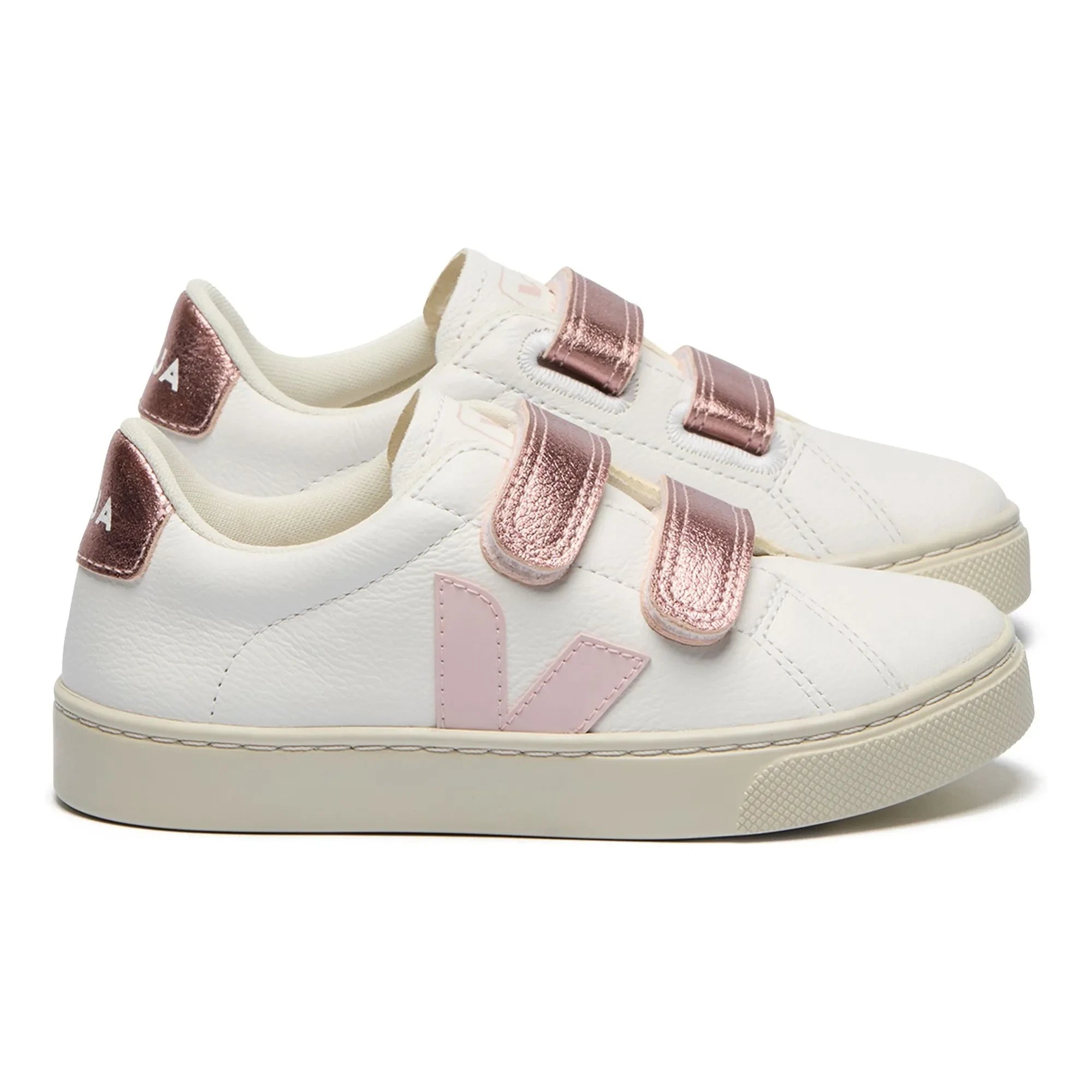 Veja - Esplar Leather Scratch Sneakers  | White