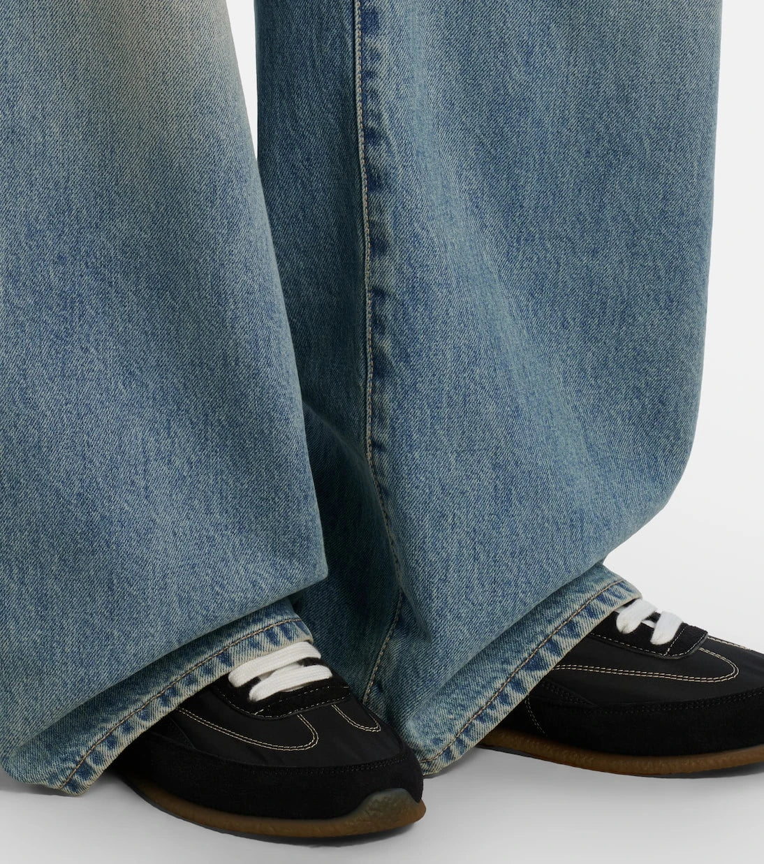 McQueen - EC1 suede-trimmed sneakers