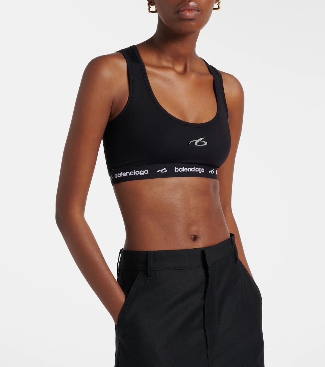 Balenciaga - Logo sports bra