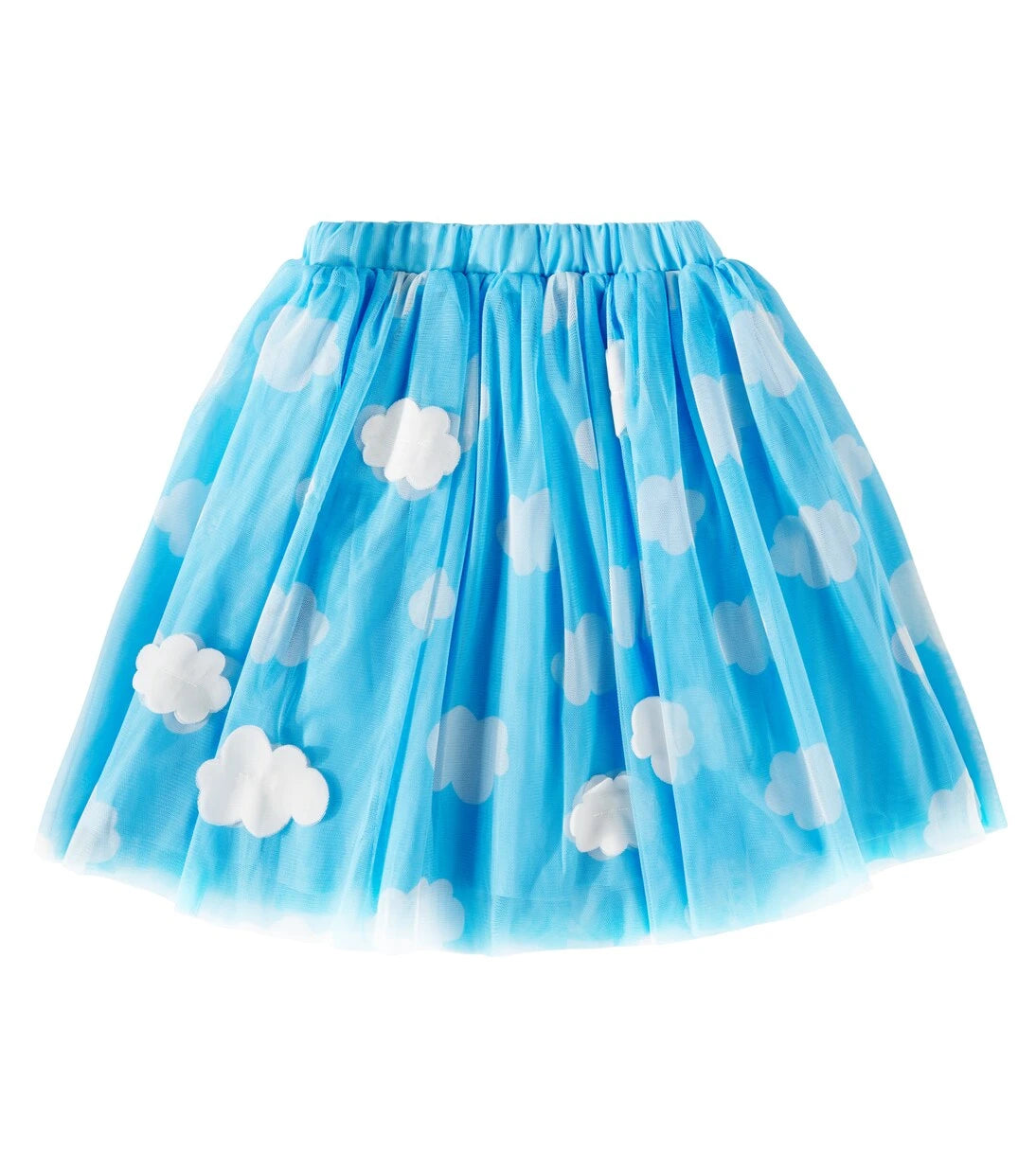 Stella McCartney Kids - Appliqué printed tulle cotton skirt