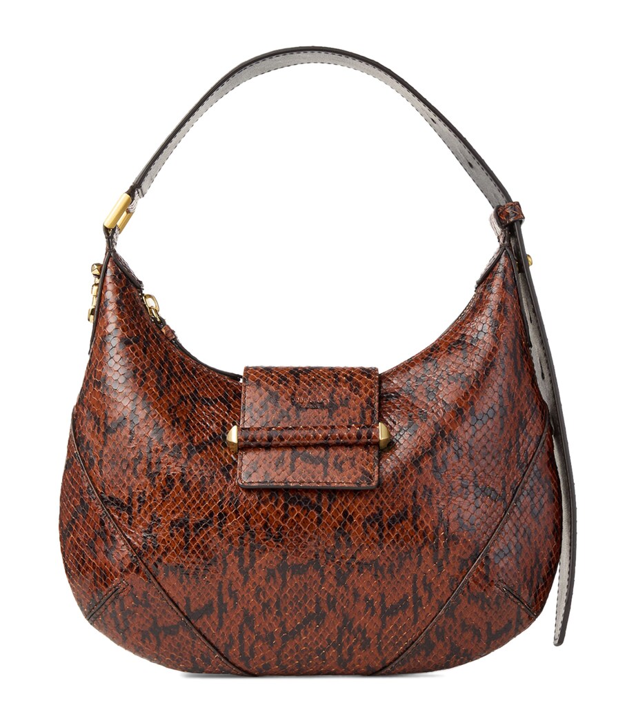 Small Bar Leather Shoulder Bag