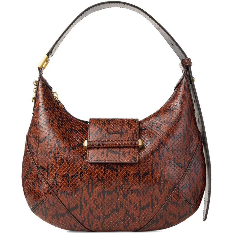 Small Bar Leather Shoulder Bag