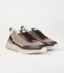 Suede-Calfskin Runner Sneaker