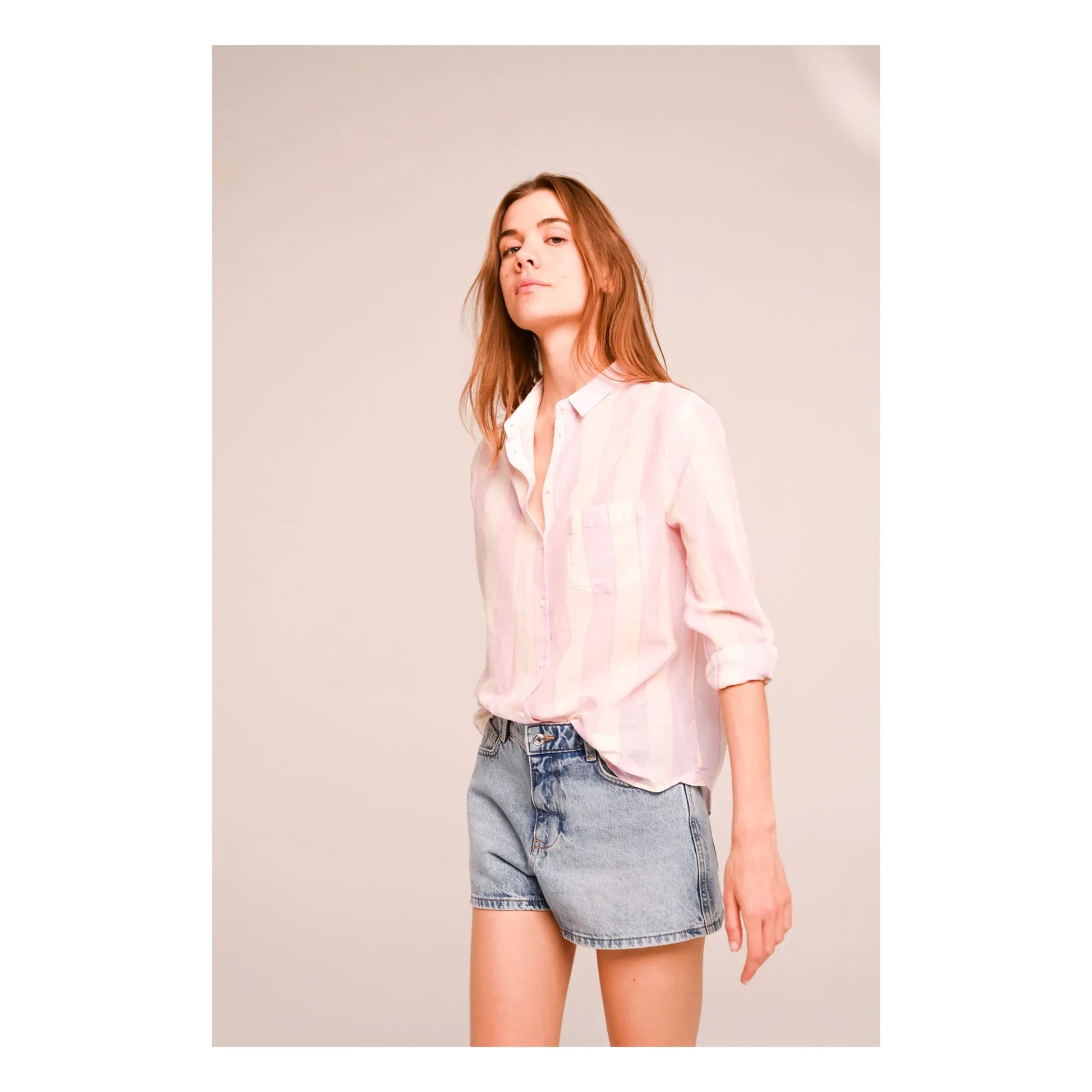 Sacrécoeur - Manon Cherry shirt | Pink