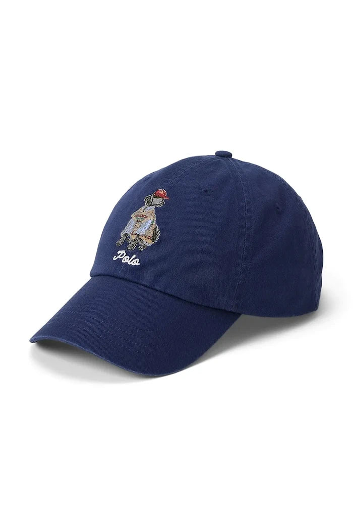 Памучна шапка с козирка Polo Ralph Lauren