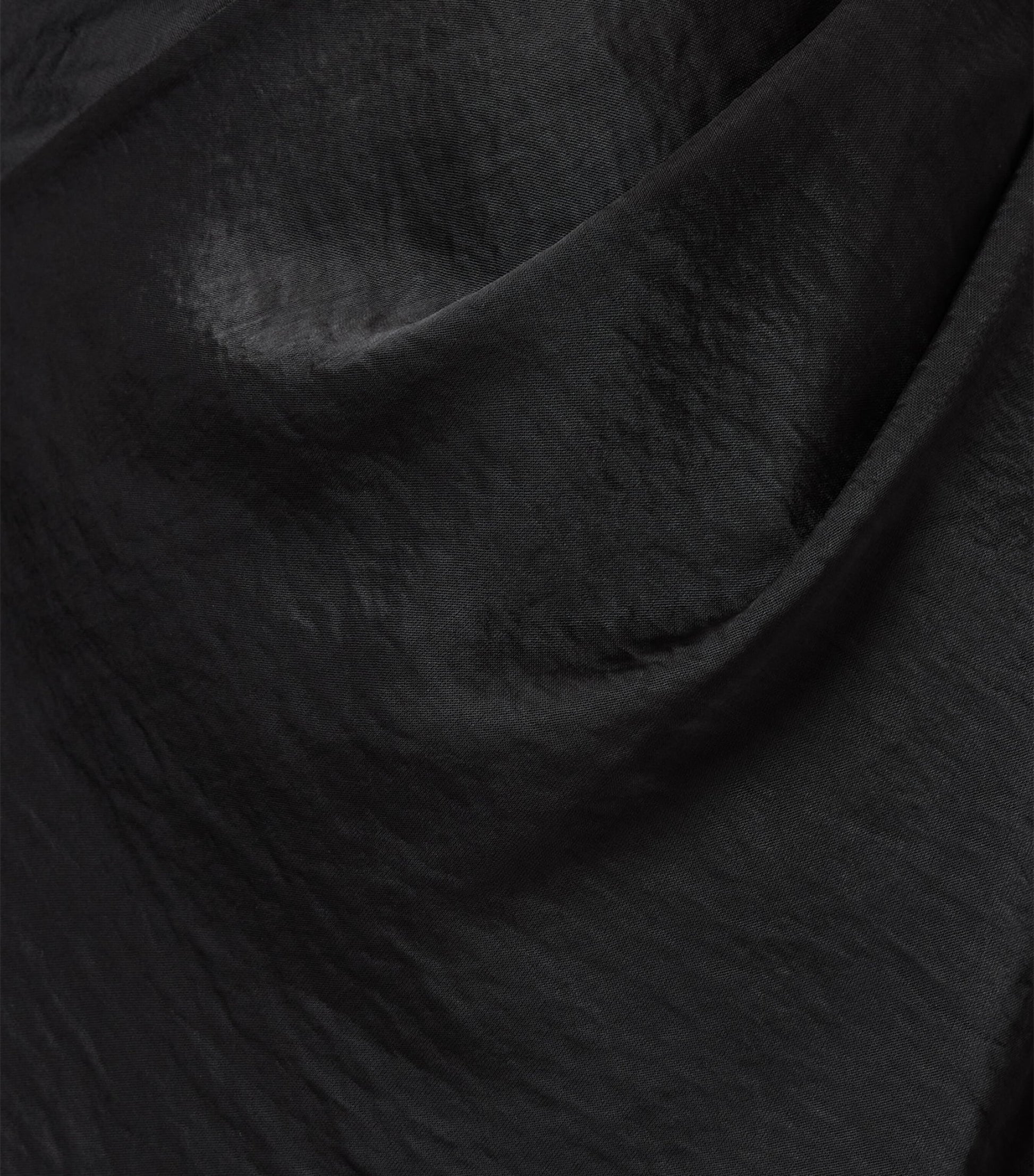 Black Satin Sami Skirt