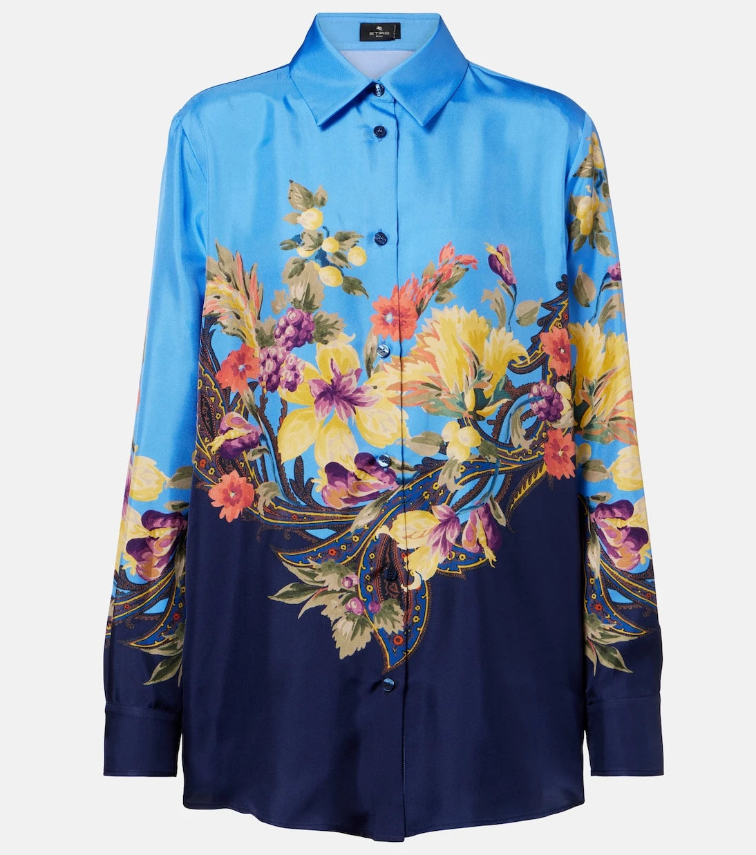 Etro - Floral silk shirt