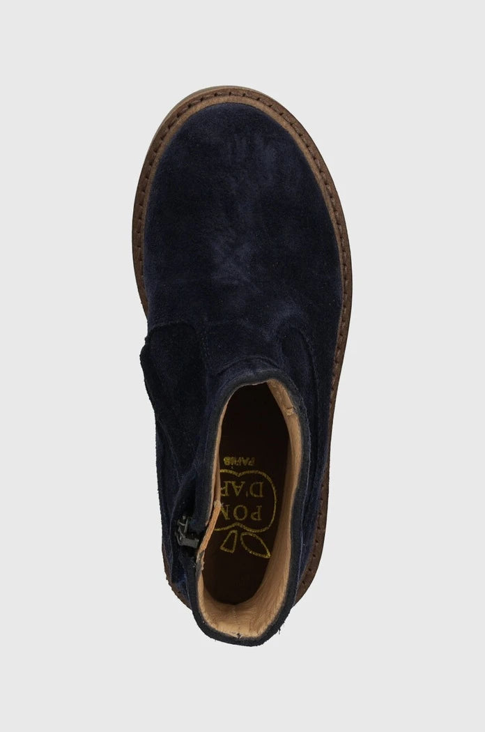 Детски велурени боти Pom D'api SISTER BOOTS