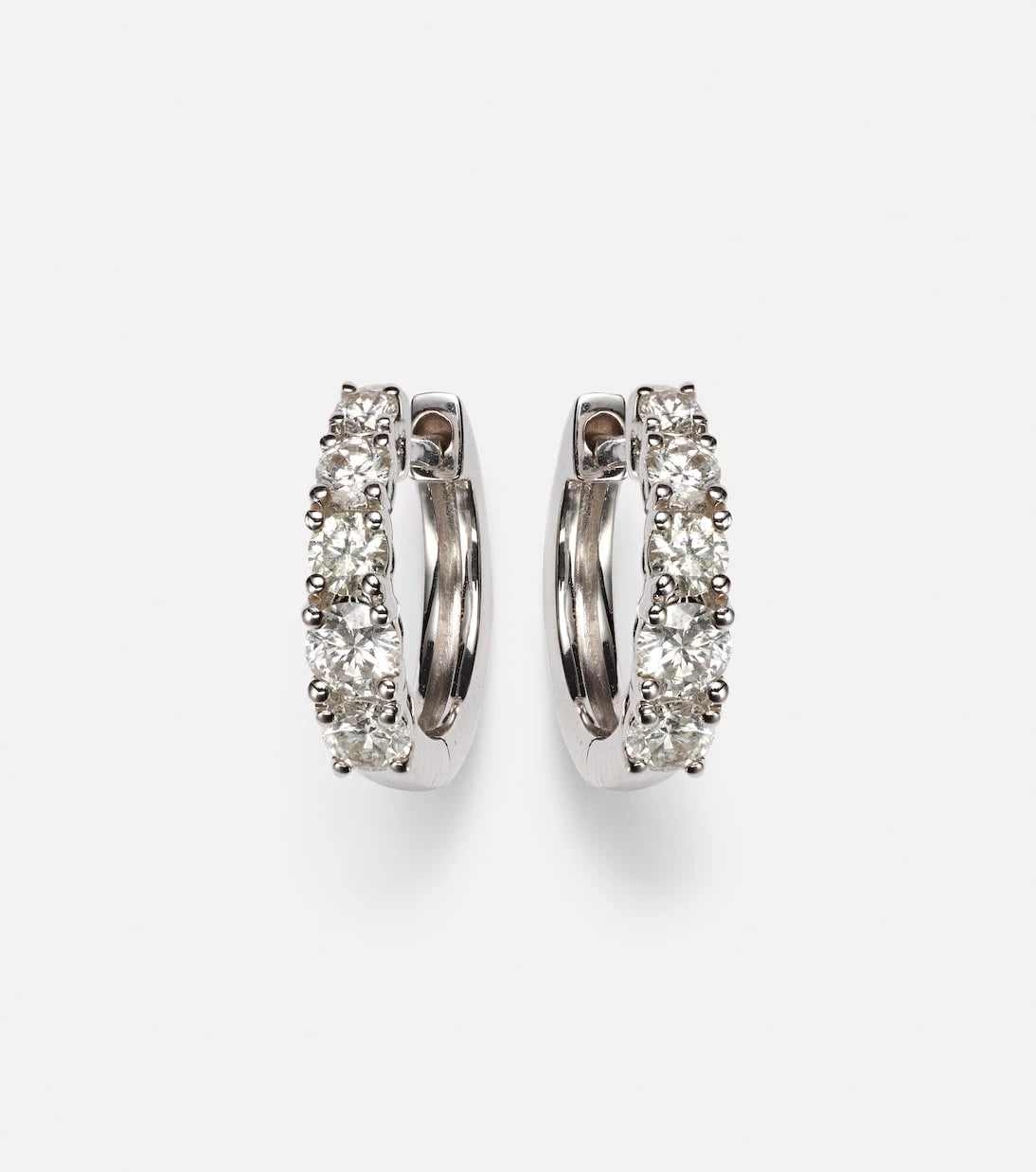 Anita Ko - Huggie 18kt gold earrings with diamonds