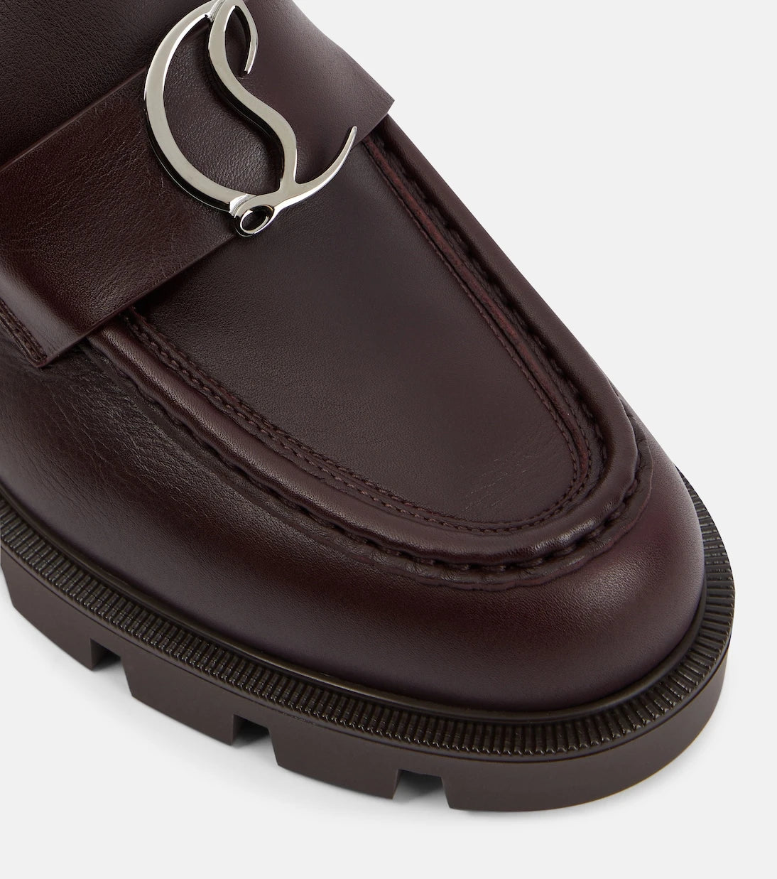 Christian Louboutin - CL Moc Lug leather loafers