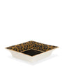 Dolce & Gabbana Casa Porcelain Leopard Decorative Square Plate (10cm)