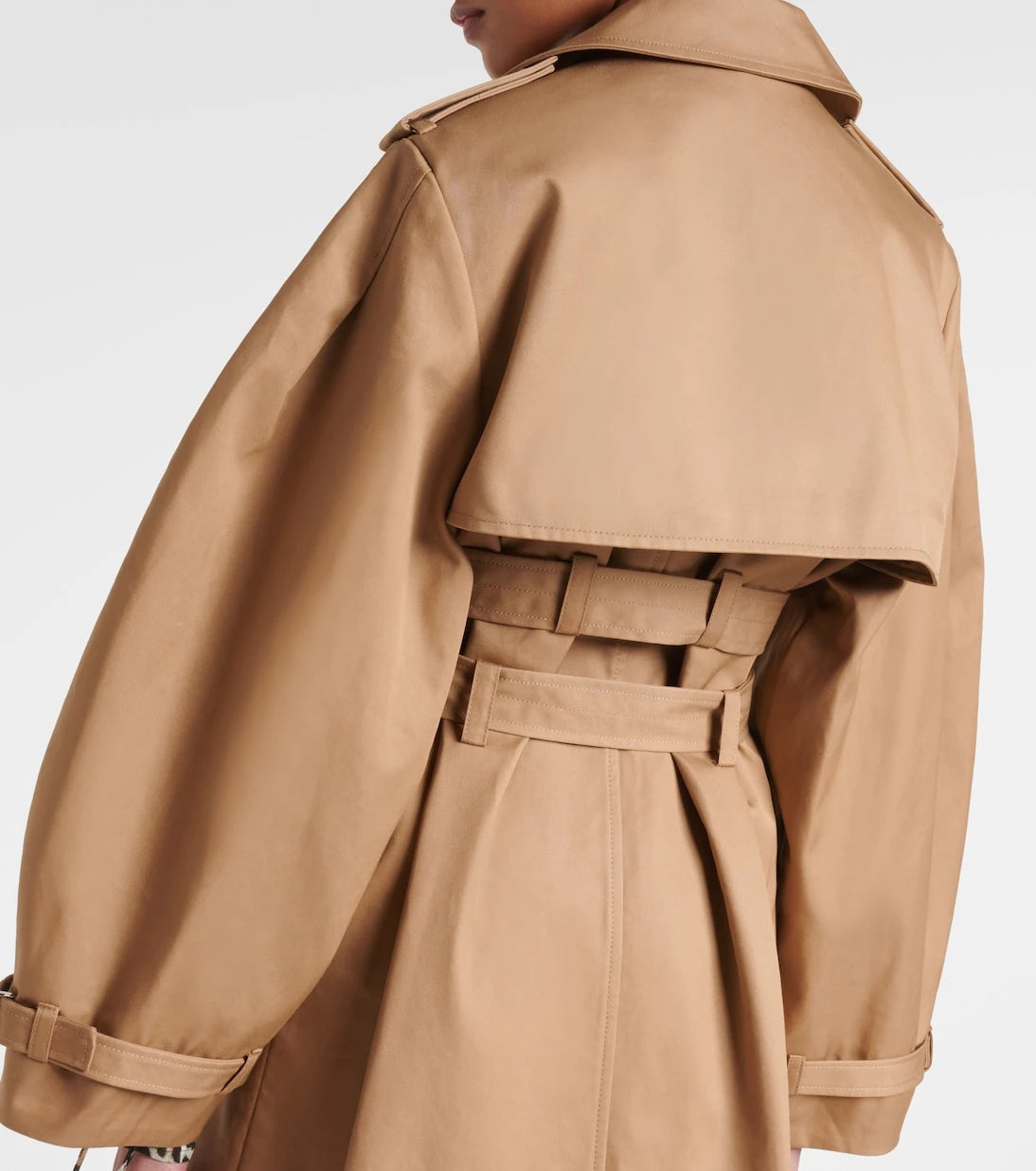 Ganni - Cotton trench coat