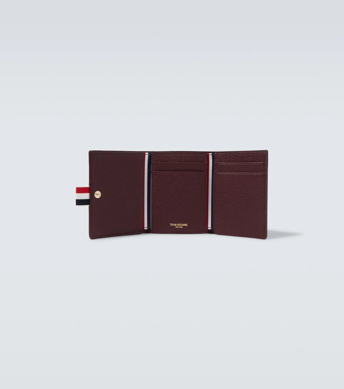 Thom Browne - RWB Stripe leather wallet