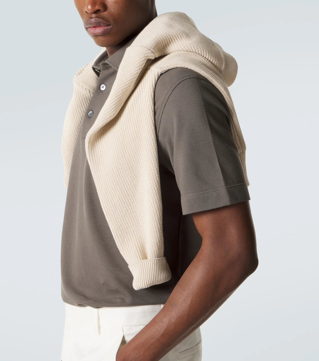 Zegna - Cotton piqué polo shirt