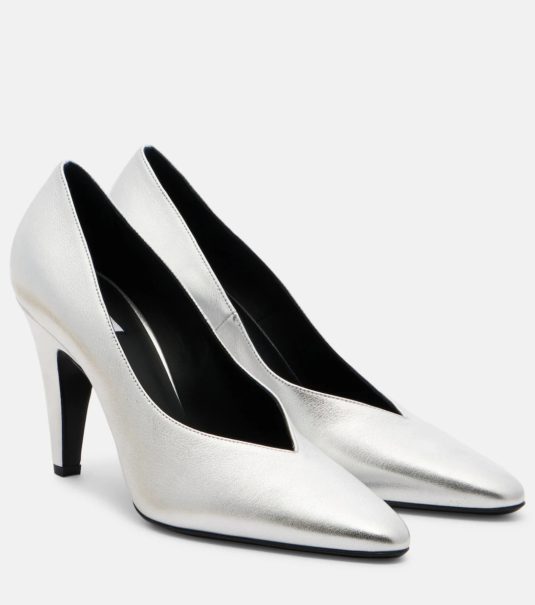 Alaïa - Metallic leather pumps