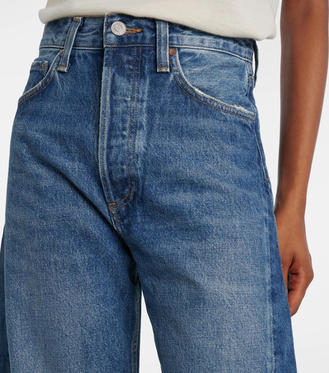 Agolde - Luna high-rise barrel-leg jeans